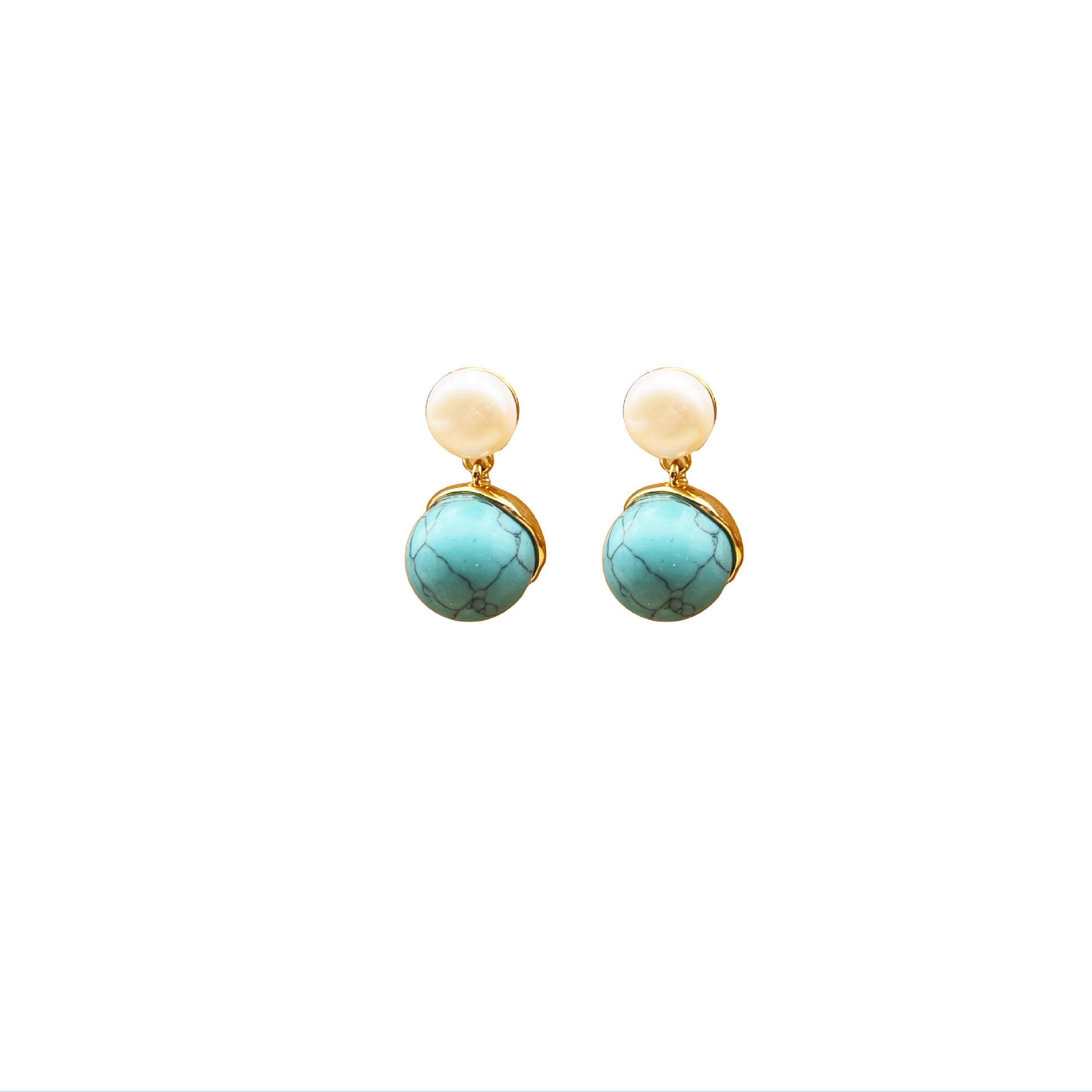Vintage Freshwater Pearl Earrings High