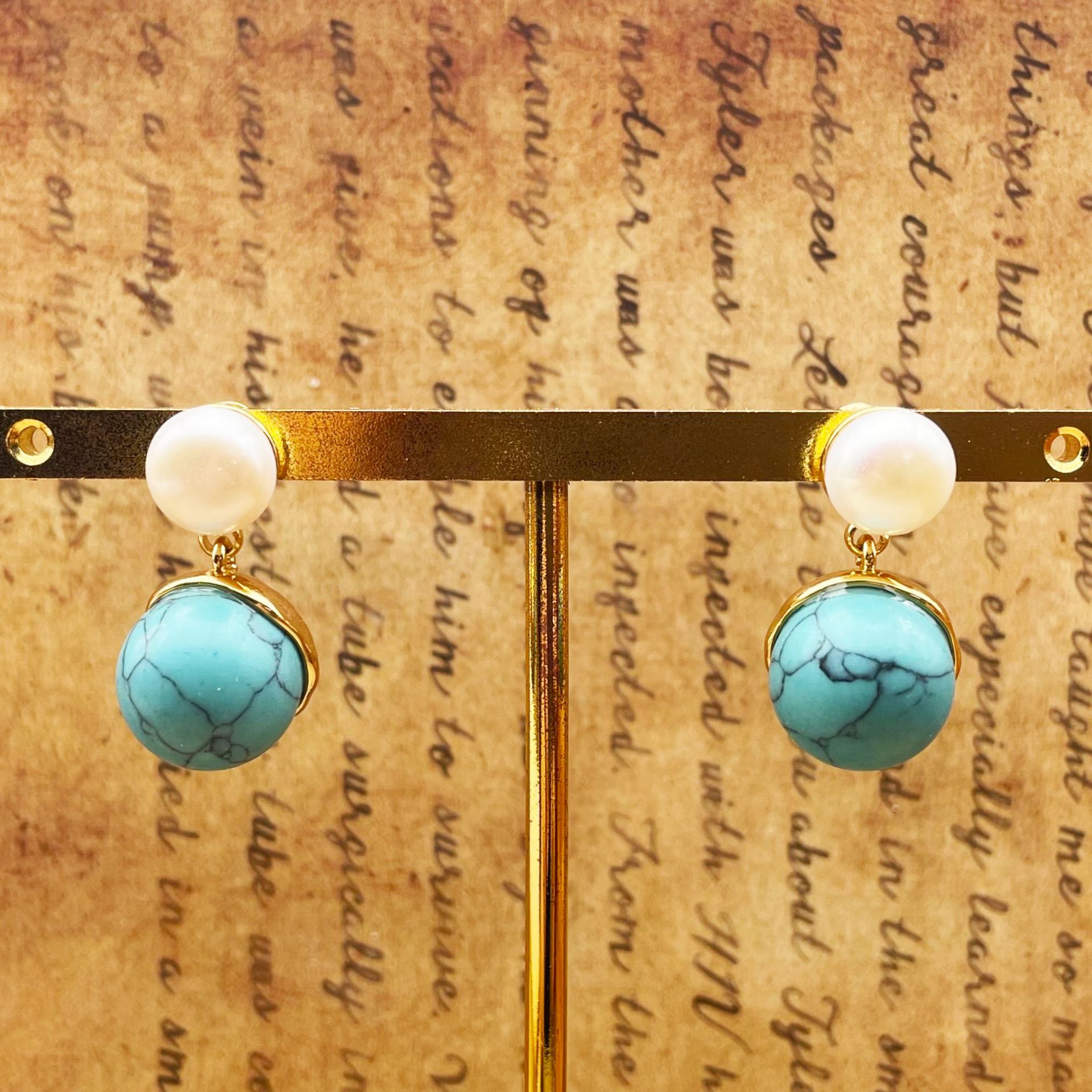 Vintage Freshwater Pearl Earrings High