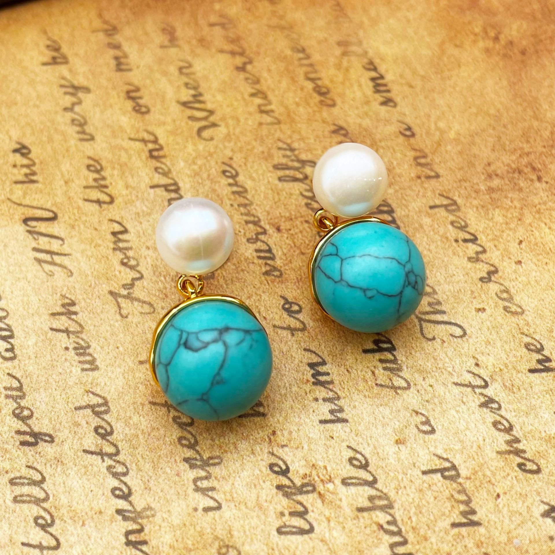 Vintage Freshwater Pearl Earrings High