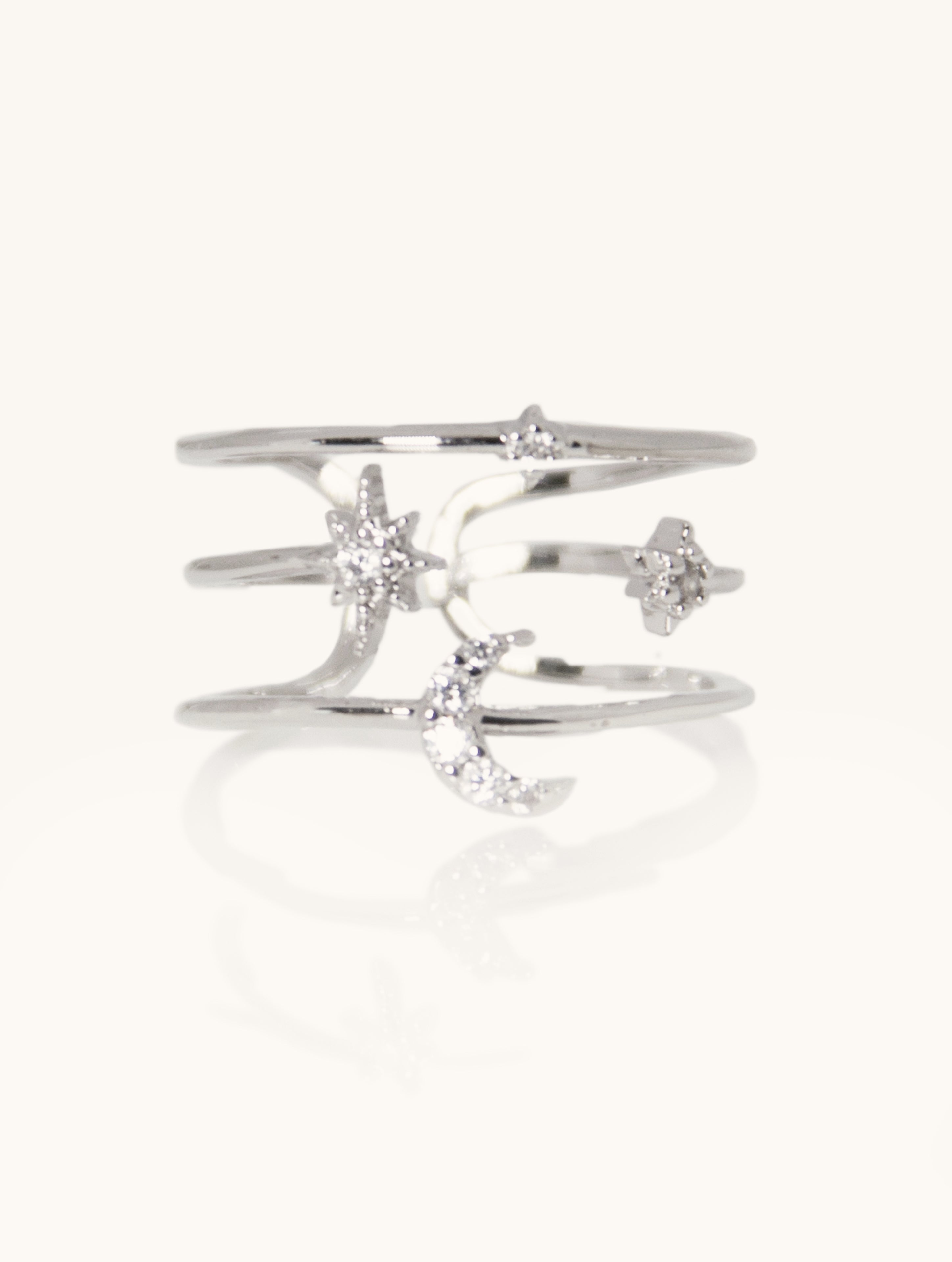 Abigail Moon & Stars Ring