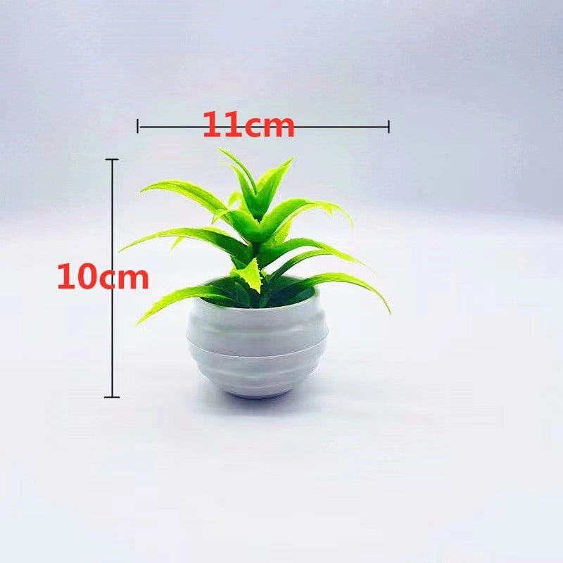 Artificial Succulent Aloe Plant Desktop Decoration Small Green Radish Pot|Home Decor