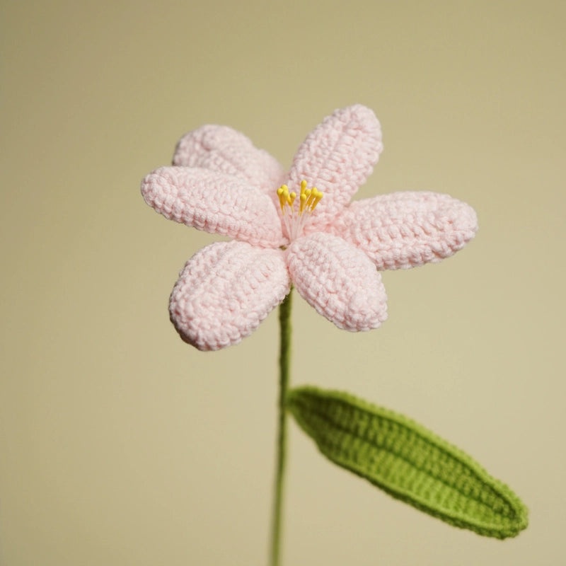 Handmade Wool Tulip Bouquet Crocheted Artificial Flowers for Valentine's & Teacher's Day|Home Decor & Gifts