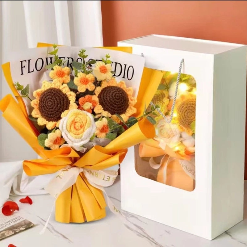 Simple Elegant Fabric Flower Bouquet|Home Decor Artificial Flowers