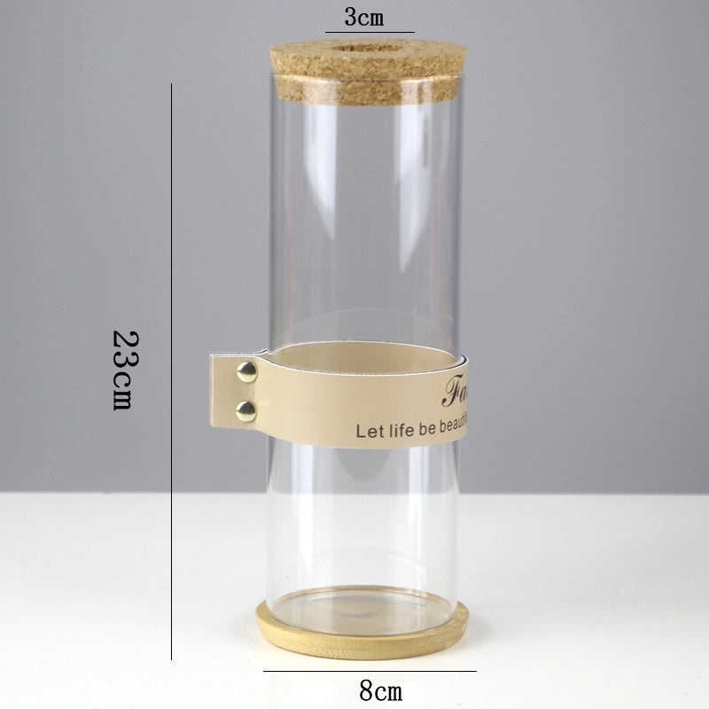 Elegant Geometric Glass Artificial Flowers for Home Decor|Home Decor Accessories