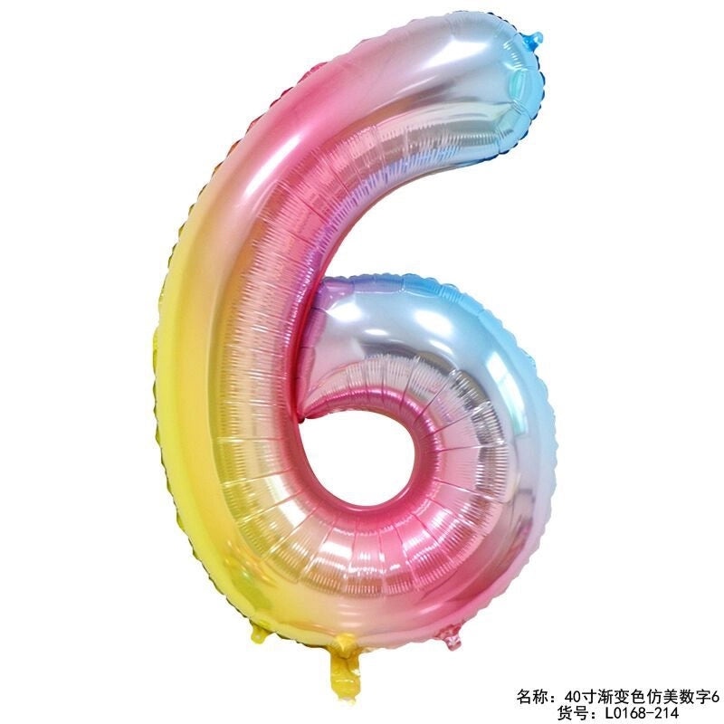 Personalized Birthday Number Balloons Aluminum Foil Party Decorations|Party Supplies Balloons
