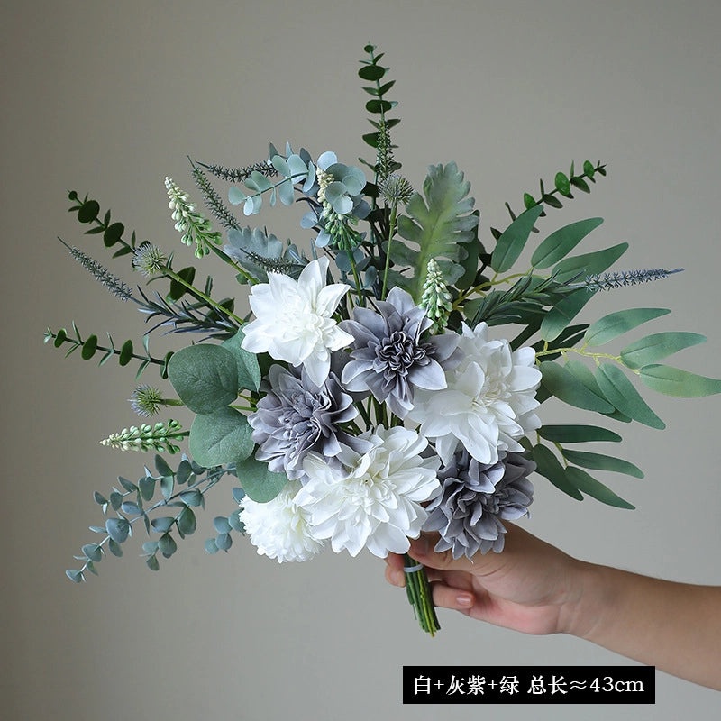 Romantic Elegant Minimalist Silk Flower Decoration|Home Decor Artificial Flowers