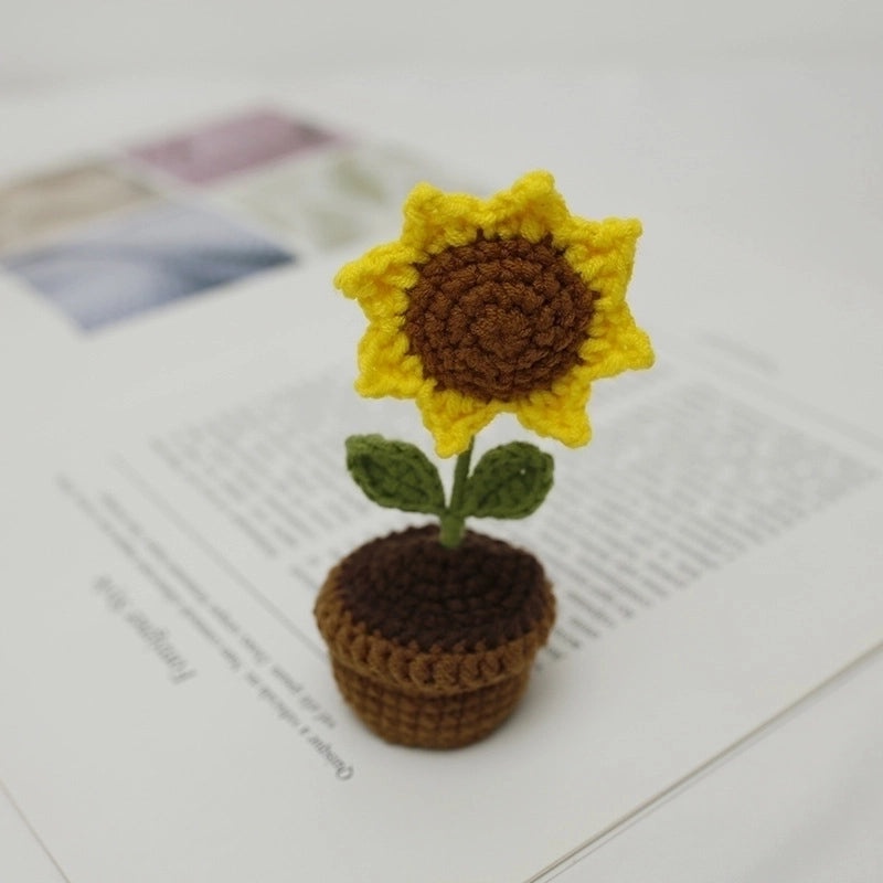 Cartoon Style Floral Cotton Thread Fake Plant 1 Piece | Home Decor Artificial Flowers