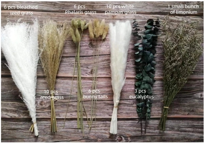 Pastoral Minimalist Solid Color Dried Flower Artificial Bouquet|Home Decor Artificial Flowers