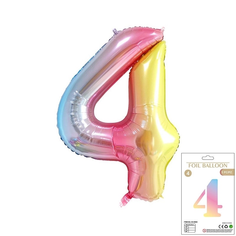 Personalized Birthday Number Balloons Aluminum Foil Party Decorations|Party Supplies Balloons