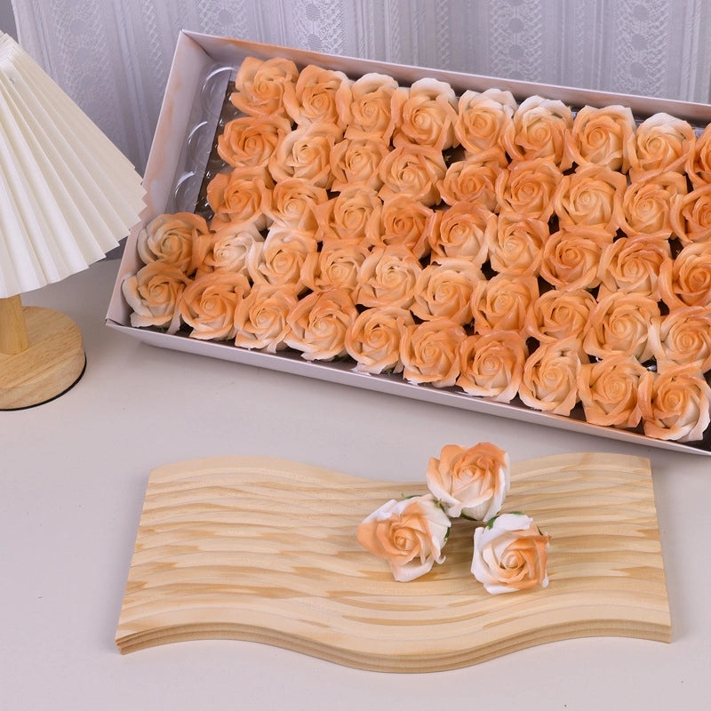 50 Pcs Valentine’s Day Rose Soap Flowers Romantic Classic Artificial Floral Decor|Home Decor Gifts