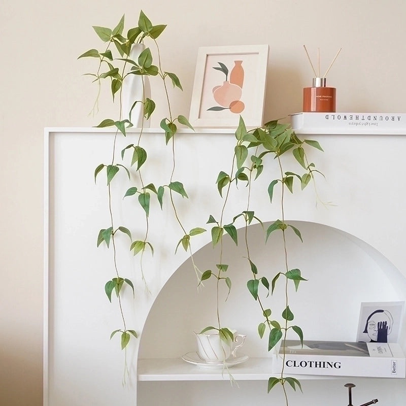 Pastoral Style PU Leather Leaves with Artificial Flowers|Home Decor