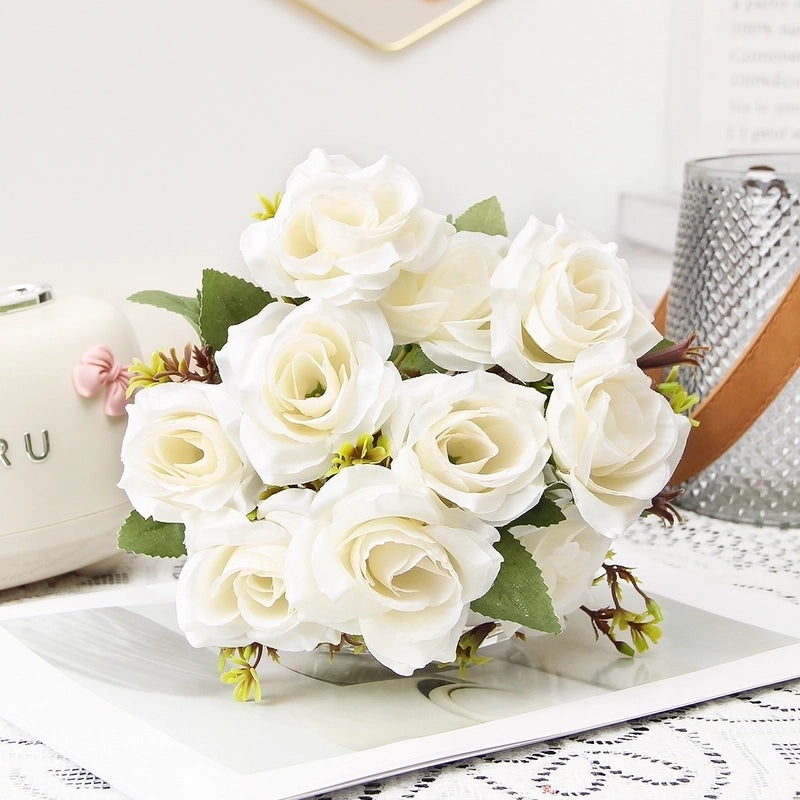 Urban Style Silk Flower Plastic Imitation Plants Decorative Artificial Flowers for Home|Home Decor Artificial Flowers