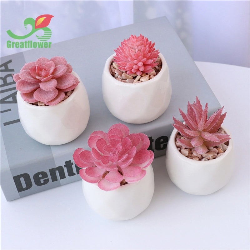 Minimalist Plastic Artificial Plant Flowers for Home Decor|Home & Garden Artificial Plants