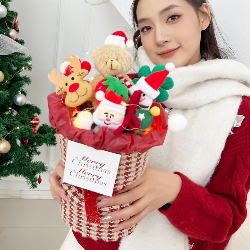 Nordic Christmas Santa Bear Decoration | Holiday Home Decor