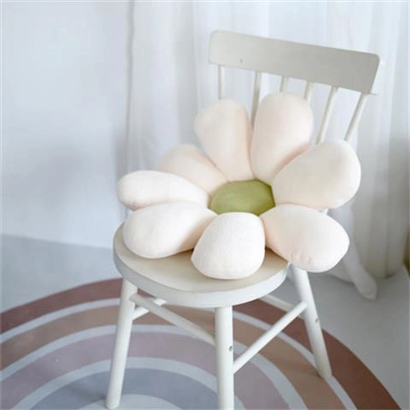 Cozy Pastoral Plush Seat Cushion in Solid Color for Home Decor|Home & Living