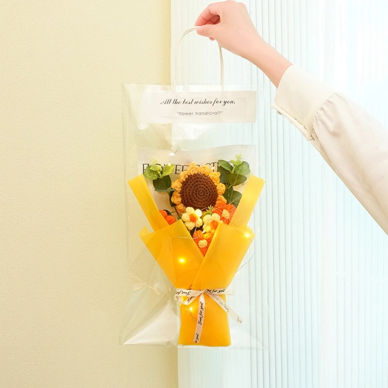 Simple Elegant Fabric Flower Bouquet|Home Decor Artificial Flowers