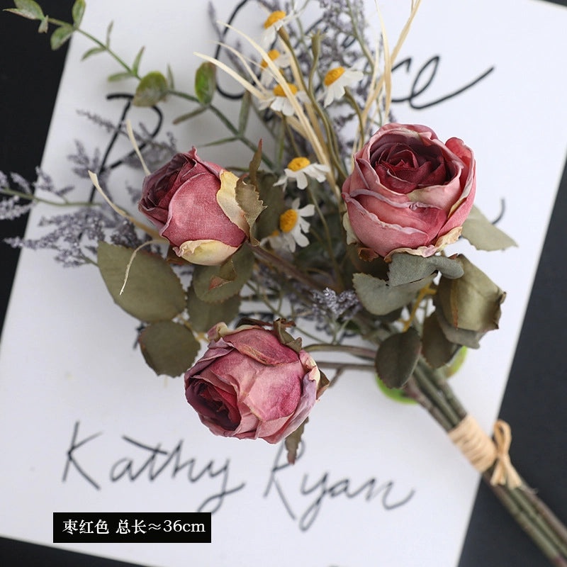 Minimalist Classic Silk Flower Artificial Plants Decorative Imitation Flowers|Home Decor Artificial Plants