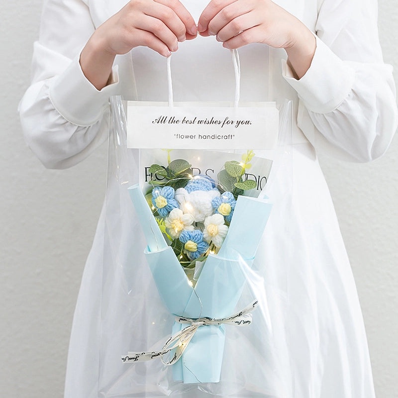 Simple Elegant Fabric Flower Bouquet|Home Decor Artificial Flowers