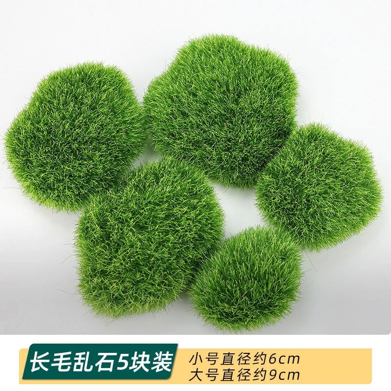Artificial Moss Plant Set for Indoor Micro Landscape, Soft Green Fake Moss Decoration for Window and Aisle|Home Decor