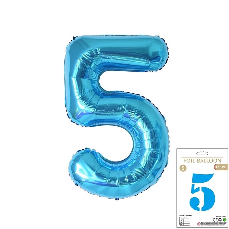 Personalized Birthday Number Balloons Aluminum Foil Party Decorations|Party Supplies Balloons