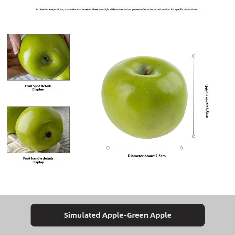 Realistic Fake Fruit Set Apple Grape Banana for Home Decor Exhibition Hotel Display Teaching Photography Props|Home Decor