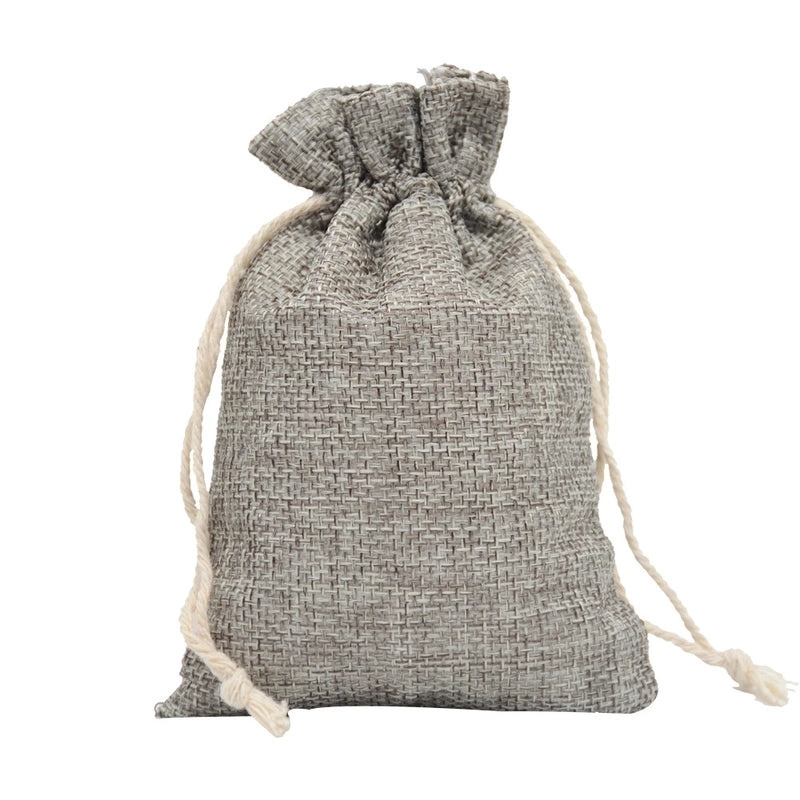 Christmas Simple Solid Color Linen Gift Bags for Daily Use|Gift Bags & Wraps