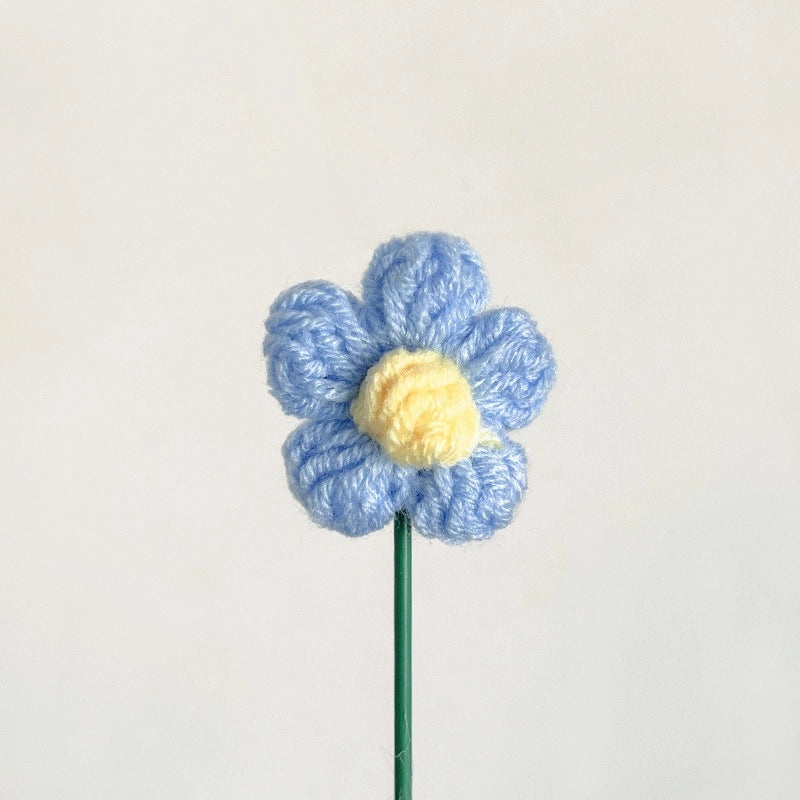 Charming Handmade Flower Yarn Artificial Blooms for Home Decor|Artificial Flowers