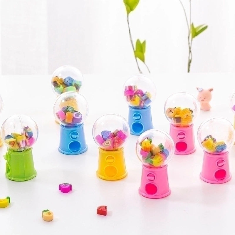 Creative Gashapon Capsule Toy Eraser Set for Students | School Supplies