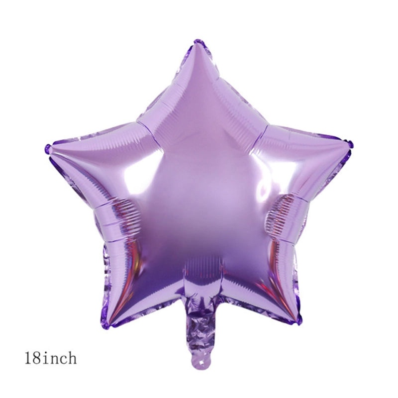 Birthday Star and Heart Shaped Aluminum Foil Balloons for Party Decorations|Party Supplies Balloons