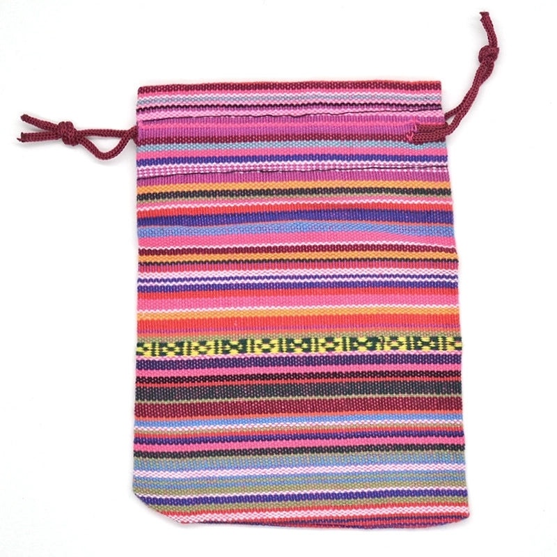Bohemian Stripe Cotton Gift Bags | Accessories & Gift Wrapping