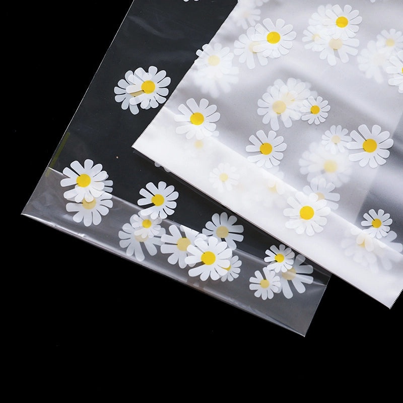 Minimalist Classic Daisy Pattern PE Storage Pouch|Bags & Storage