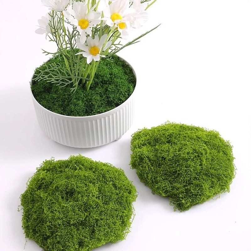 Artificial Moss Plant Set for Indoor Micro Landscape, Soft Green Fake Moss Decoration for Window and Aisle|Home Decor