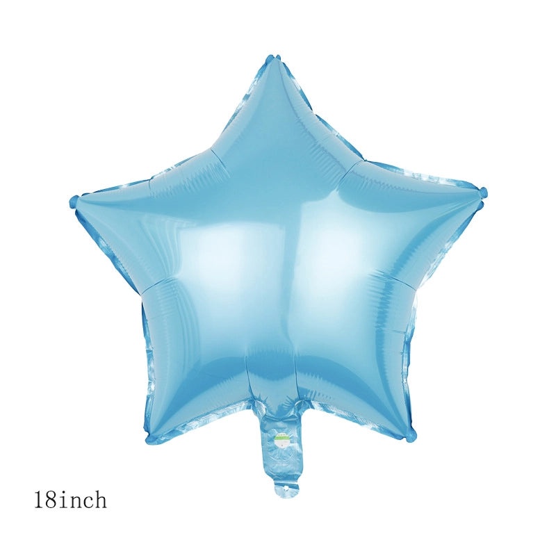 Birthday Star and Heart Shaped Aluminum Foil Balloons for Party Decorations|Party Supplies Balloons