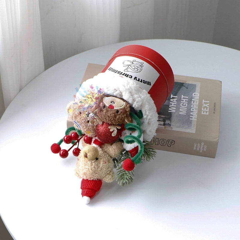 Christmas Bear Flower Arrangement|Home Decor