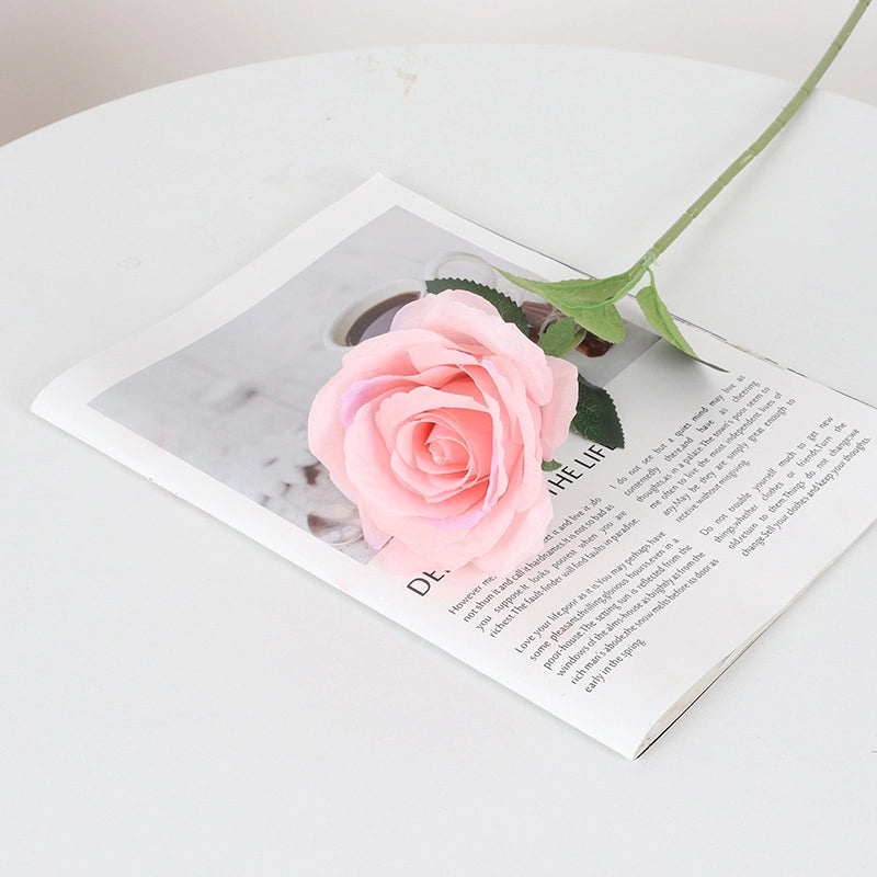 Velvet Pearl Rose Wall Decor for Home Hotel Wedding Valentine's Day | Home Decor & Wall Art