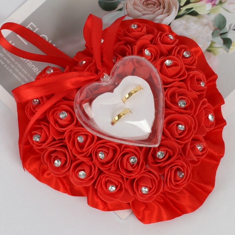 Heart Shaped Foam Flower Bouquet Artificial Flowers for Home Decor|Artificial Flowers & Plants