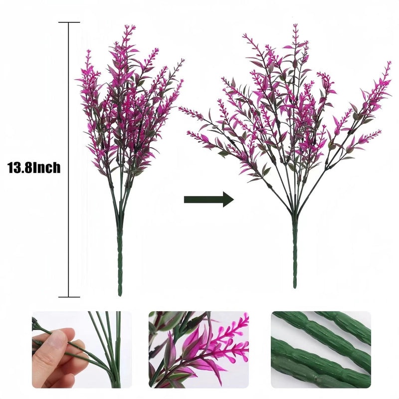 Artificial Lavender Wheat Ear Flowers | Home Decor & Artificial Plants