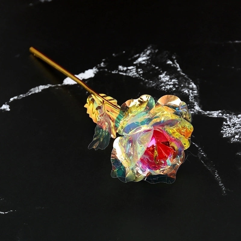 Rose Gold Foil Paper Artificial Plant for Party and Festival Decor | Home & Garden Decorations