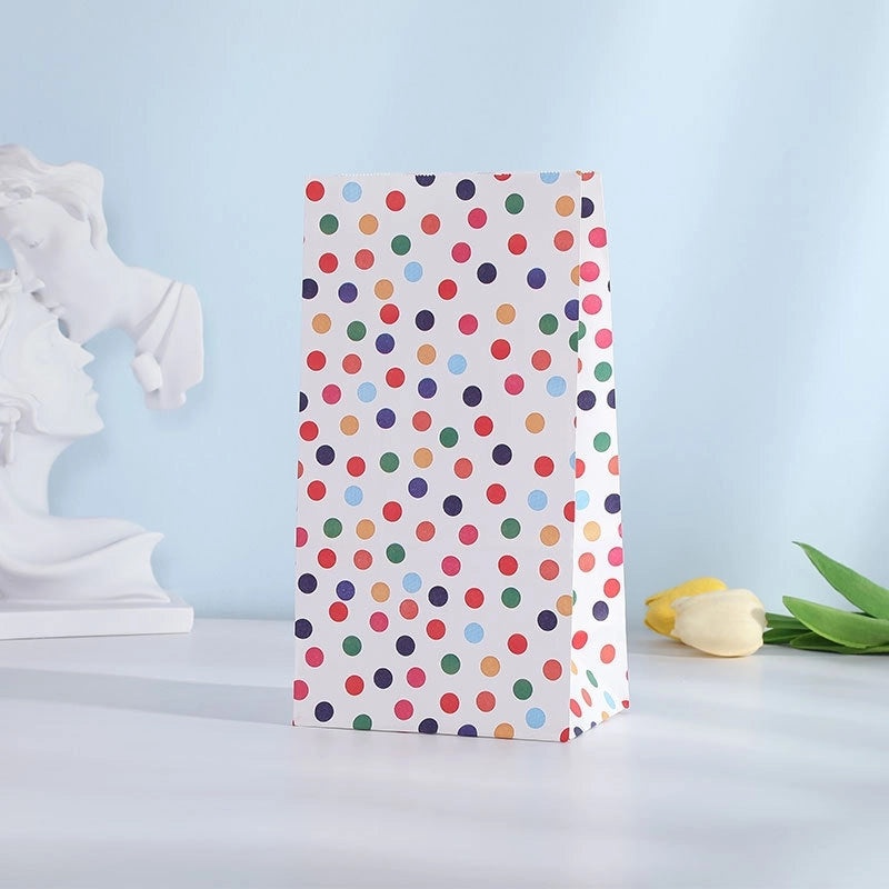 Cute Stripe Butterfly Kraft Paper Gift Bags for Valentine's Day Party | Gift Bags & Packaging