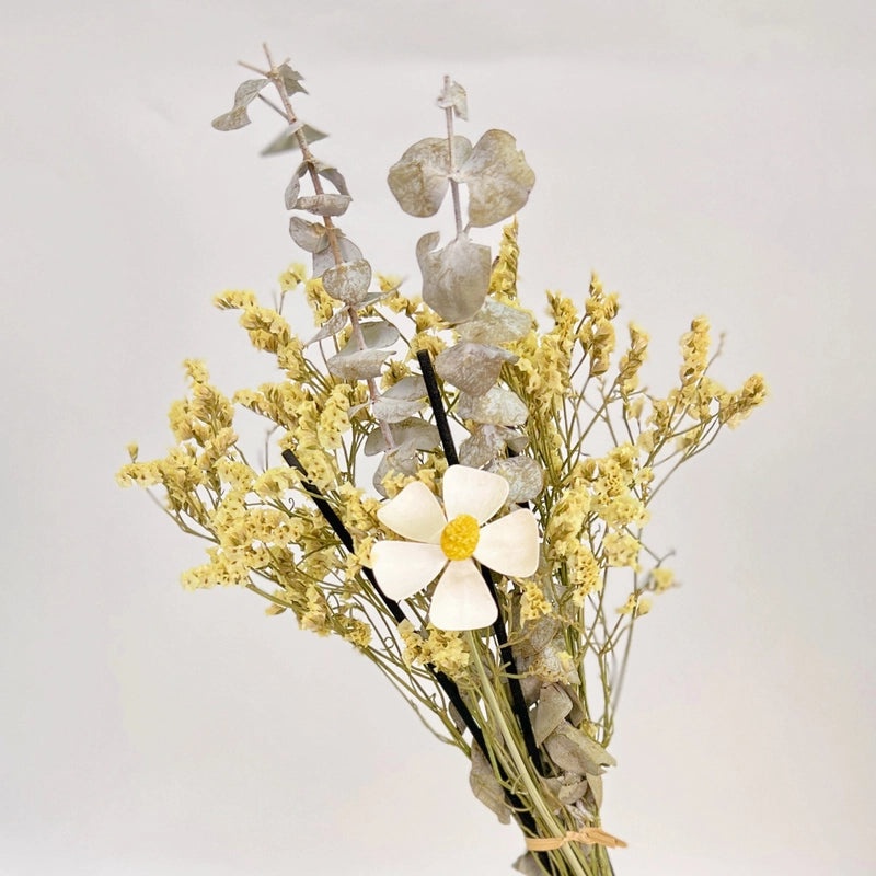 Elegant Romantic Dried Flower Arrangement Preserved Fresh Artificial Floral Decoration|Home Decor Artificial Flowers