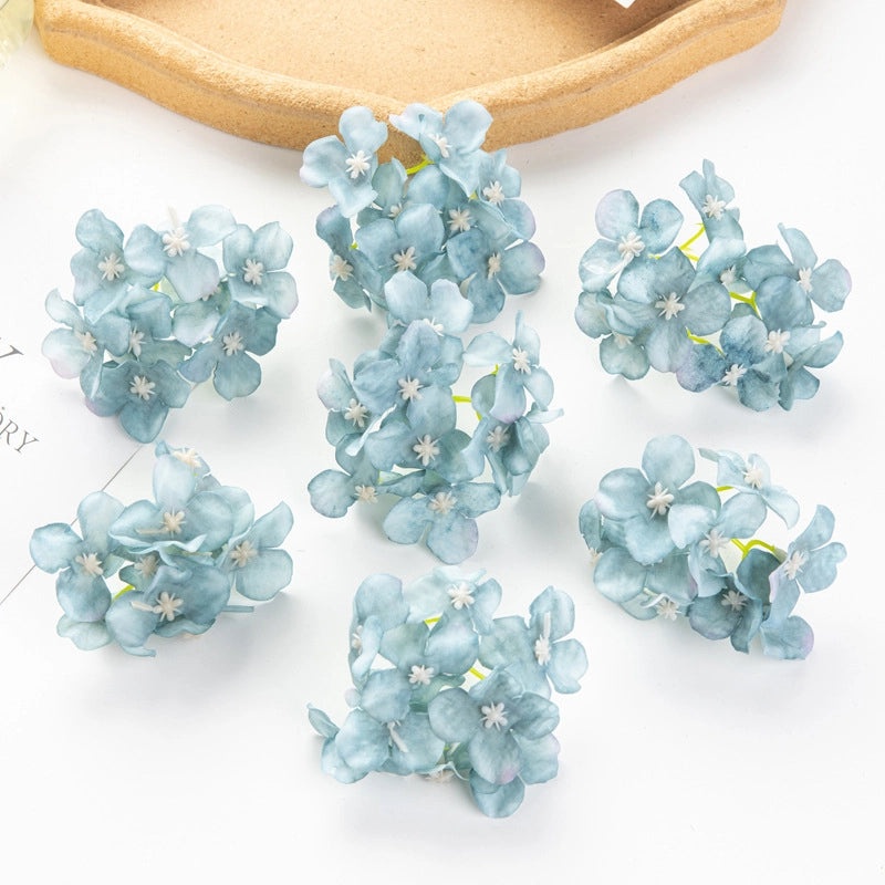 Elegant Pastoral Hydrangea Silk Flowers Artificial Plants for Home Decor|Artificial Flowers