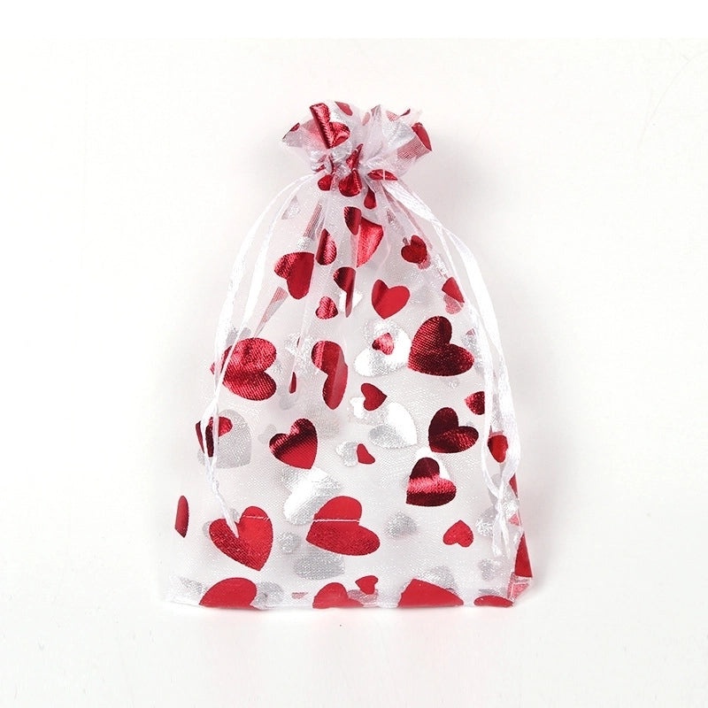 Cute Heart-Shaped Fabric Party Favor Bags for Gifts|Party Supplies