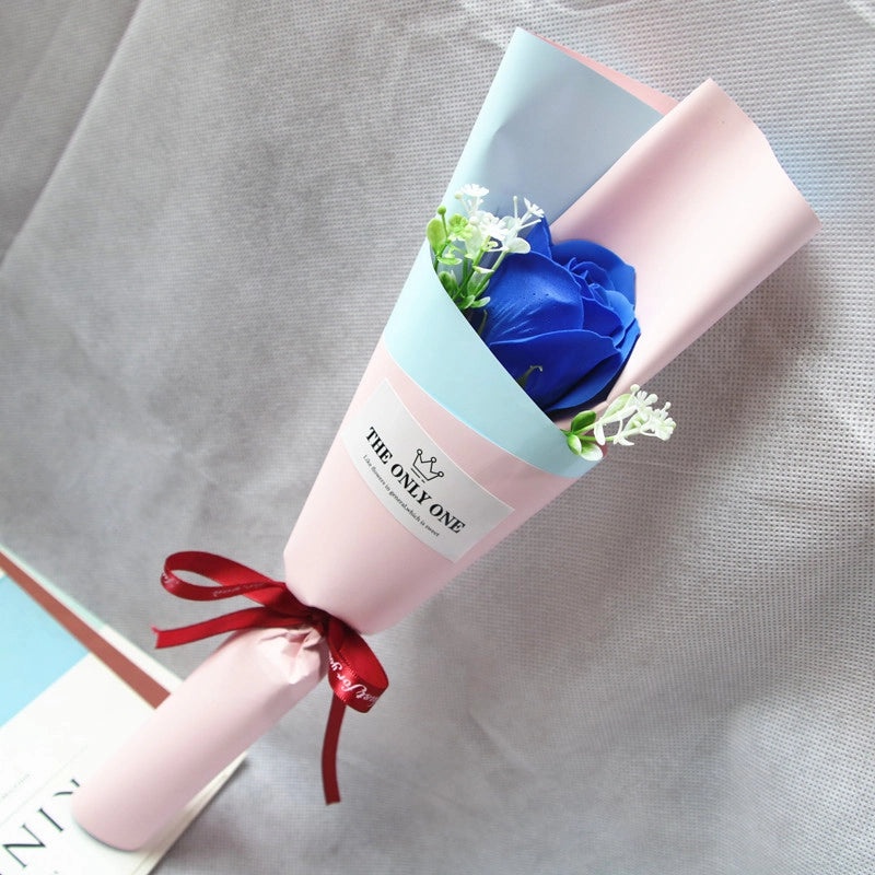 Elegant Minimalist Soap Flower Bouquet|Home Decor Artificial Flowers