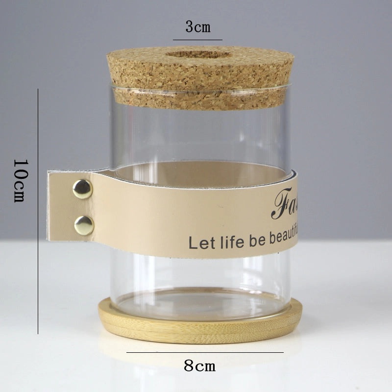 Elegant Geometric Glass Artificial Flowers for Home Decor|Home Decor Accessories