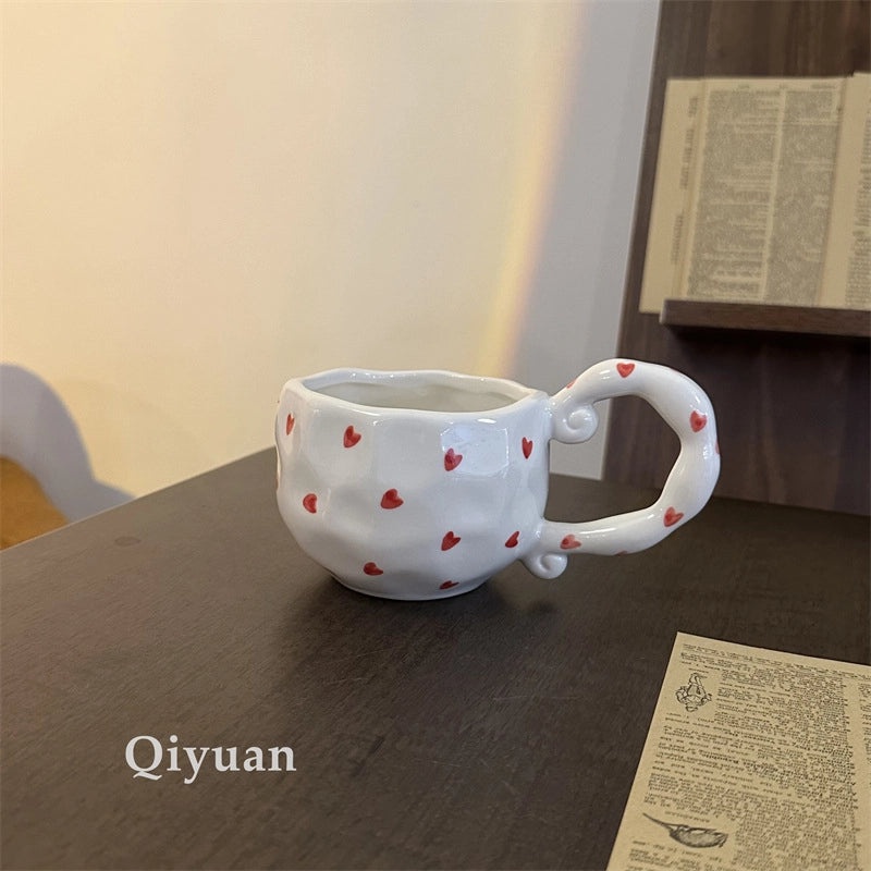 Charming Floral Ceramic Coffee Mug Single Piece|Home & Kitchen Mugs