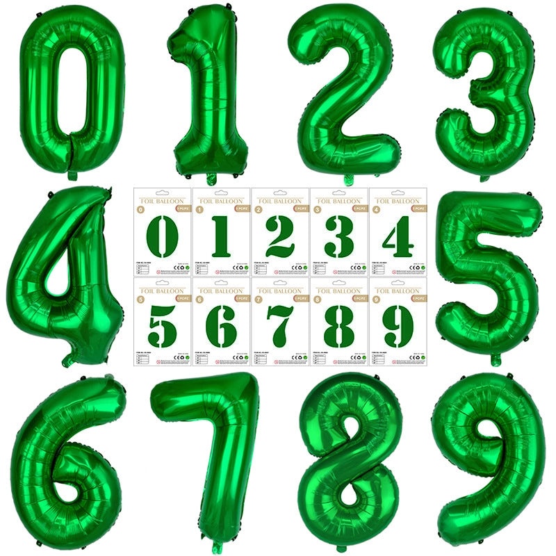 Personalized Birthday Number Balloons Aluminum Foil Party Decorations|Party Supplies Balloons