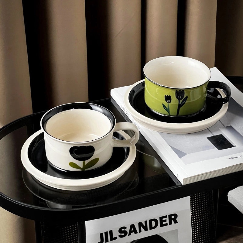 Retro Multicolor Ceramic Water Bottle Set for Casual Elegant Use | Home & Kitchen Accessories