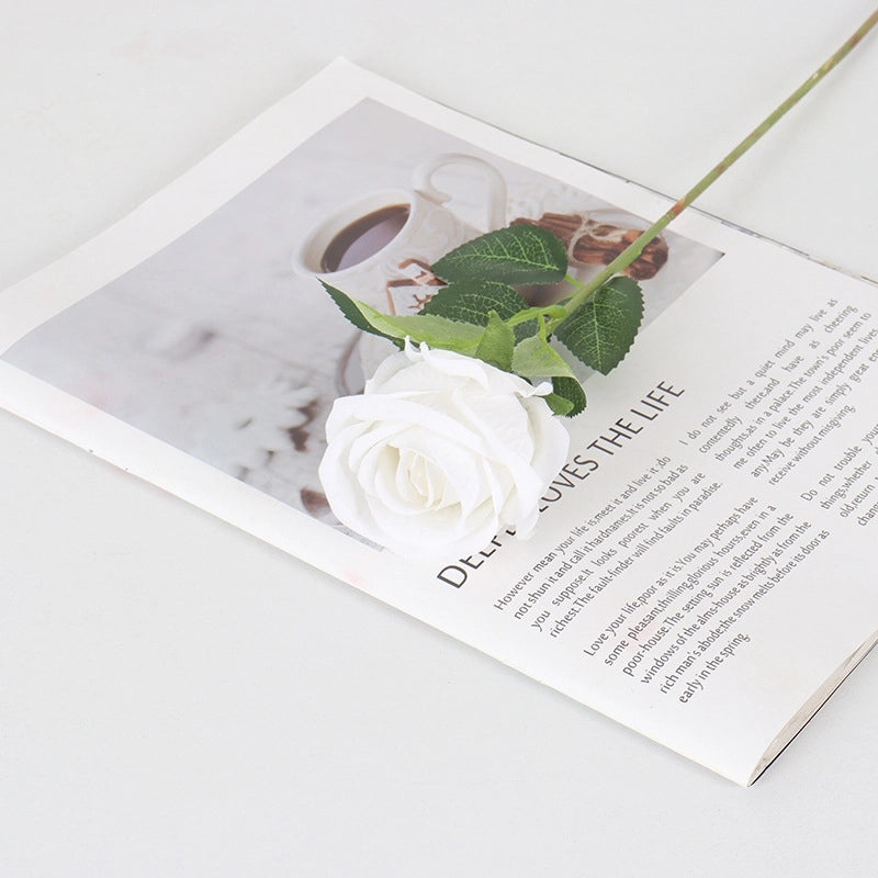 Velvet Pearl Rose Wall Decor for Home Hotel Wedding Valentine's Day | Home Decor & Wall Art