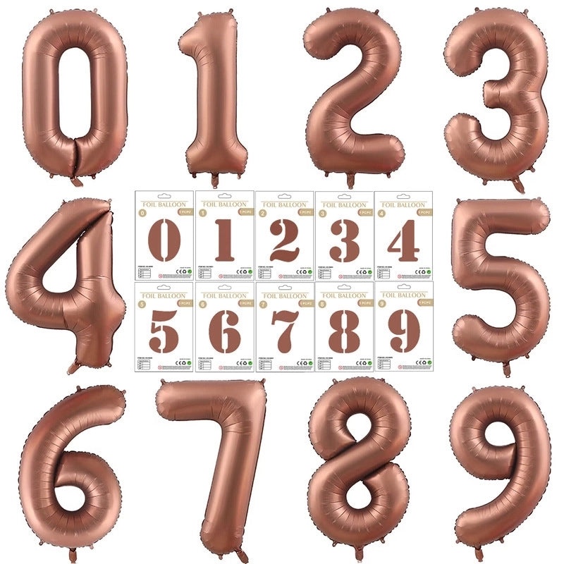 Personalized Birthday Number Balloons Aluminum Foil Party Decorations|Party Supplies Balloons