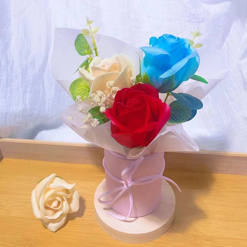 Handmade Pastoral Flower Yarn Artificial Blooms|Home Decor & Artificial Flowers